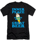 Inner Peace Starts with Great Beer Jacob Zelazny T-Shirt