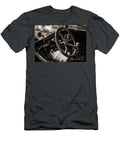 Inside a 1916 Packard Twin Six Bw Anthony Ellis T-Shirt