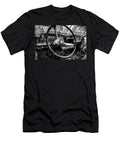 Inside an Old Jeep in Black and White Greg Mimbs T-Shirt