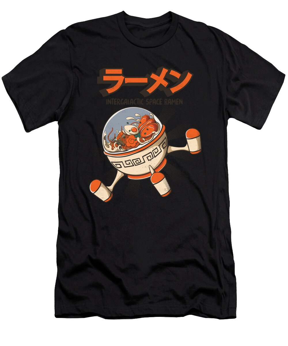 Intergalactic Space Ramen Ronnie Bautista T-Shirt