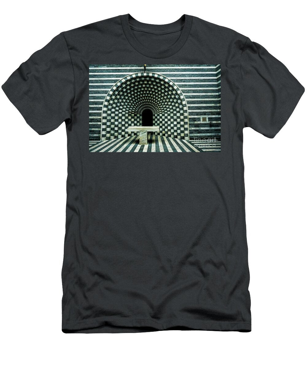 Interior of the Famous Church of San Giovanni Battista Mogno Switzerland Pis Ces T-Shirt