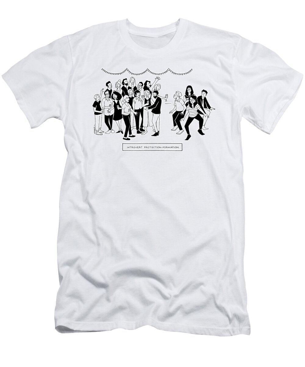 Introvert Protection Formation Maggie Larson T-Shirt