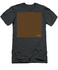 Inverse Chevron Diamond Pattern in Mint Green and Chocolate Brown N2473 Holy Rock Design T-Shirt