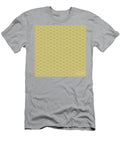 Inverse Heavy Chevron Diamond Pattern in Dutch White and Desert Yellow N1944 Holy Rock Design T-Shirt