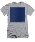 Inverse Light Chevron Diamond Dot Stripe Pattern in Soft White and Navy Blue N2449 Holy Rock Design T-Shirt