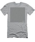 Inverse Light Upward Chevron Pattern in Silver Sand and Granite Gray N2842 Holy Rock Design T-Shirt