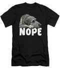 Irish Wolfhound Nope Funny Lazy Pet Dog Cute Yah Lishr T-Shirt