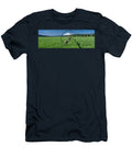 Irrigation System in a Green Pasture in Spring Trout Lake Klickitat County Washington USA Panoramic Images T-Shirt
