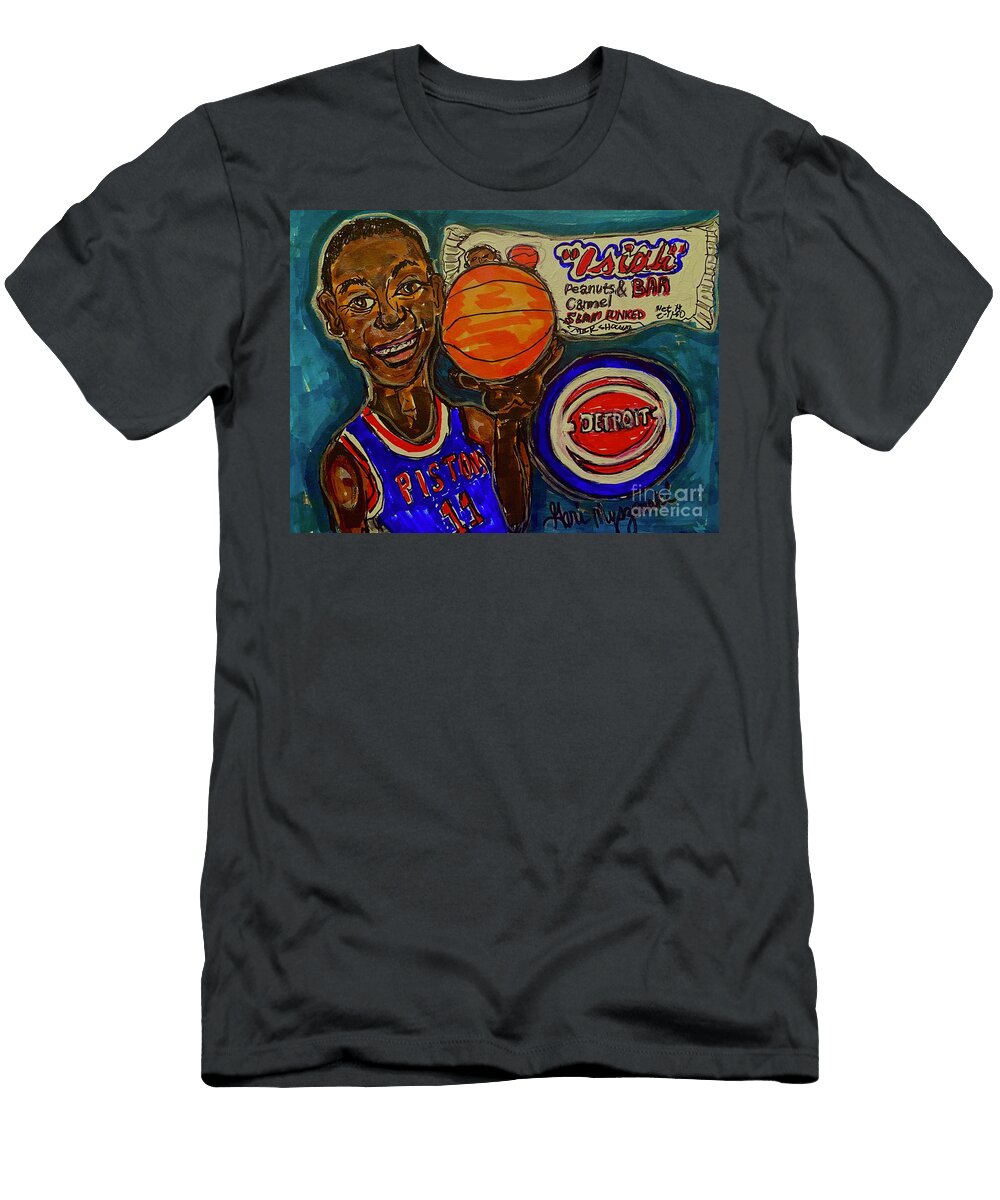 Isiah Thomas Detroit Pistons Geraldine Myszenski T-Shirt
