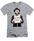 Isolated Man Holding Blank Clipboard on White Jorgo Photography T-Shirt