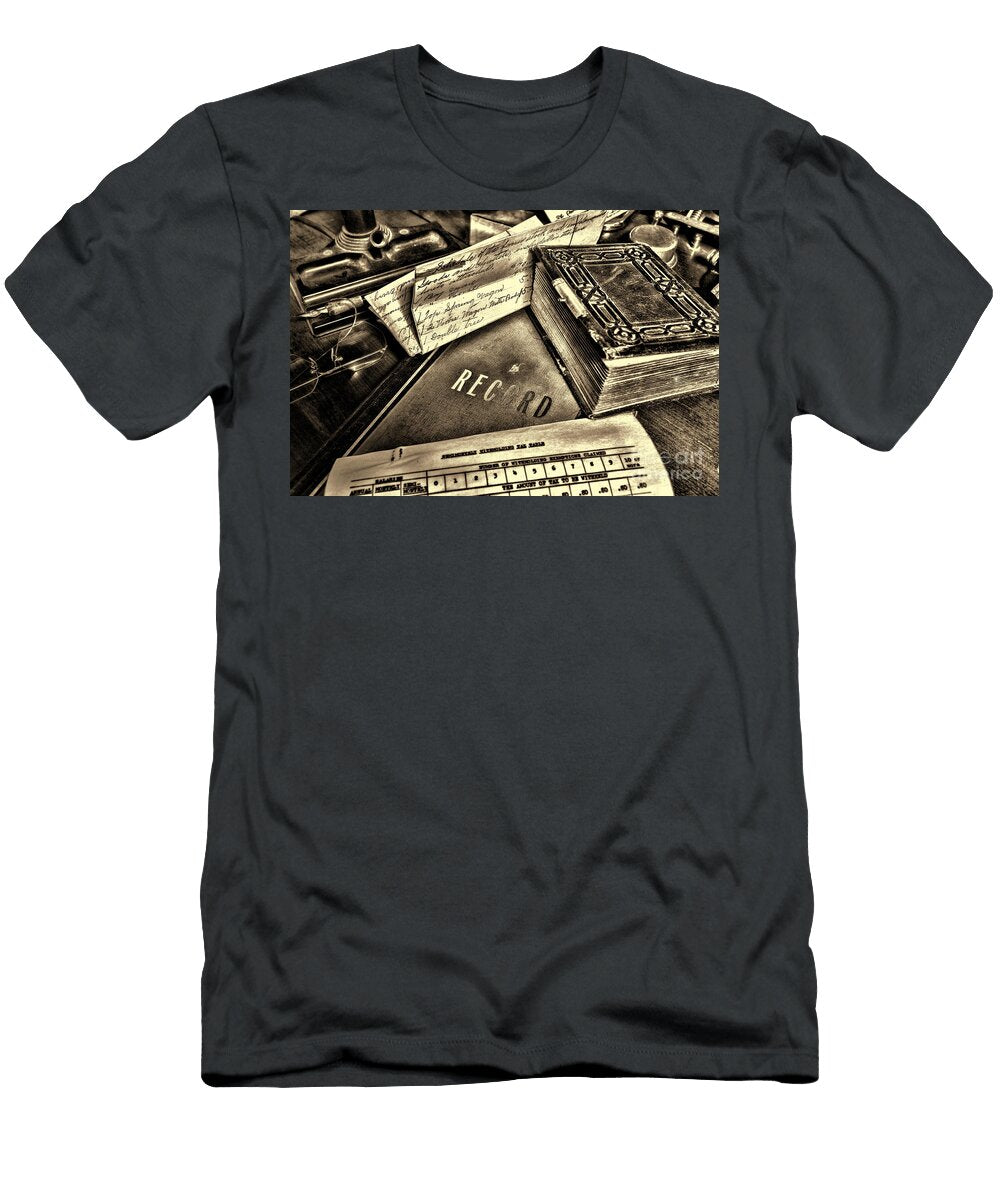It Is Tax Time Again Retro Sepia Paul Ward T-Shirt