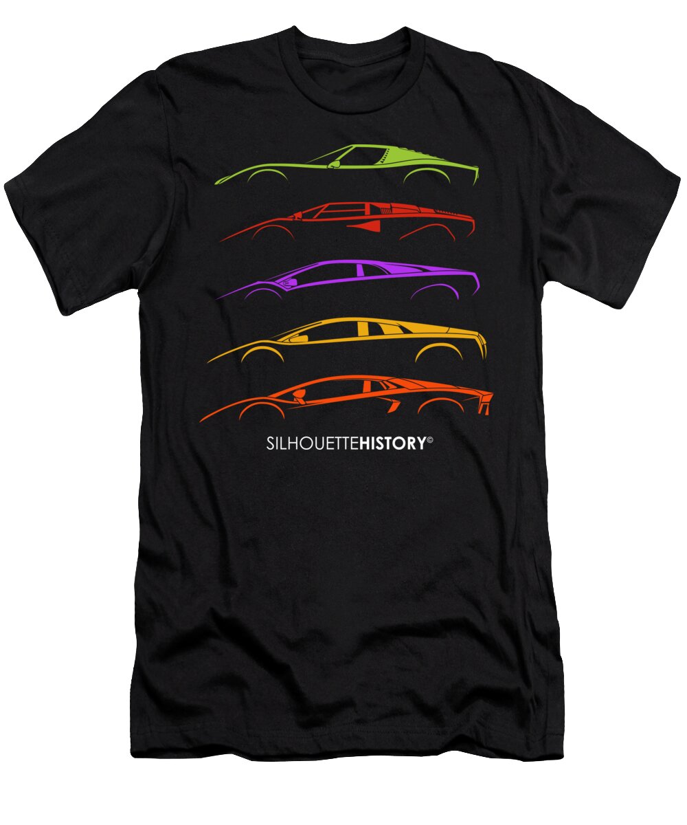 Italian Bulls V12 Silhouettehistory Gabor Vida T-Shirt