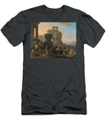 Italian Marketplace with a Quack Dentist Marketplace in an Italian Town with an Itinerant Tooth Johannes Lingelbach T-Shirt