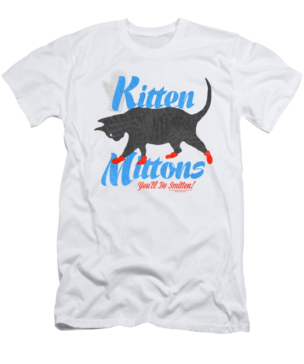 Its Always Sunny in Philadelphia Cat Kitten Mittons Sienna Householder T-Shirt