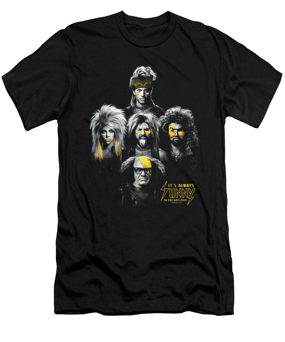 Its Always Sunny in Philadelphia Rocker Heads Poster Sienna Householder T-Shirt