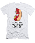 Its Not a Party Until the Wiener Comes Out Hotdog Eq Designs T-Shirt