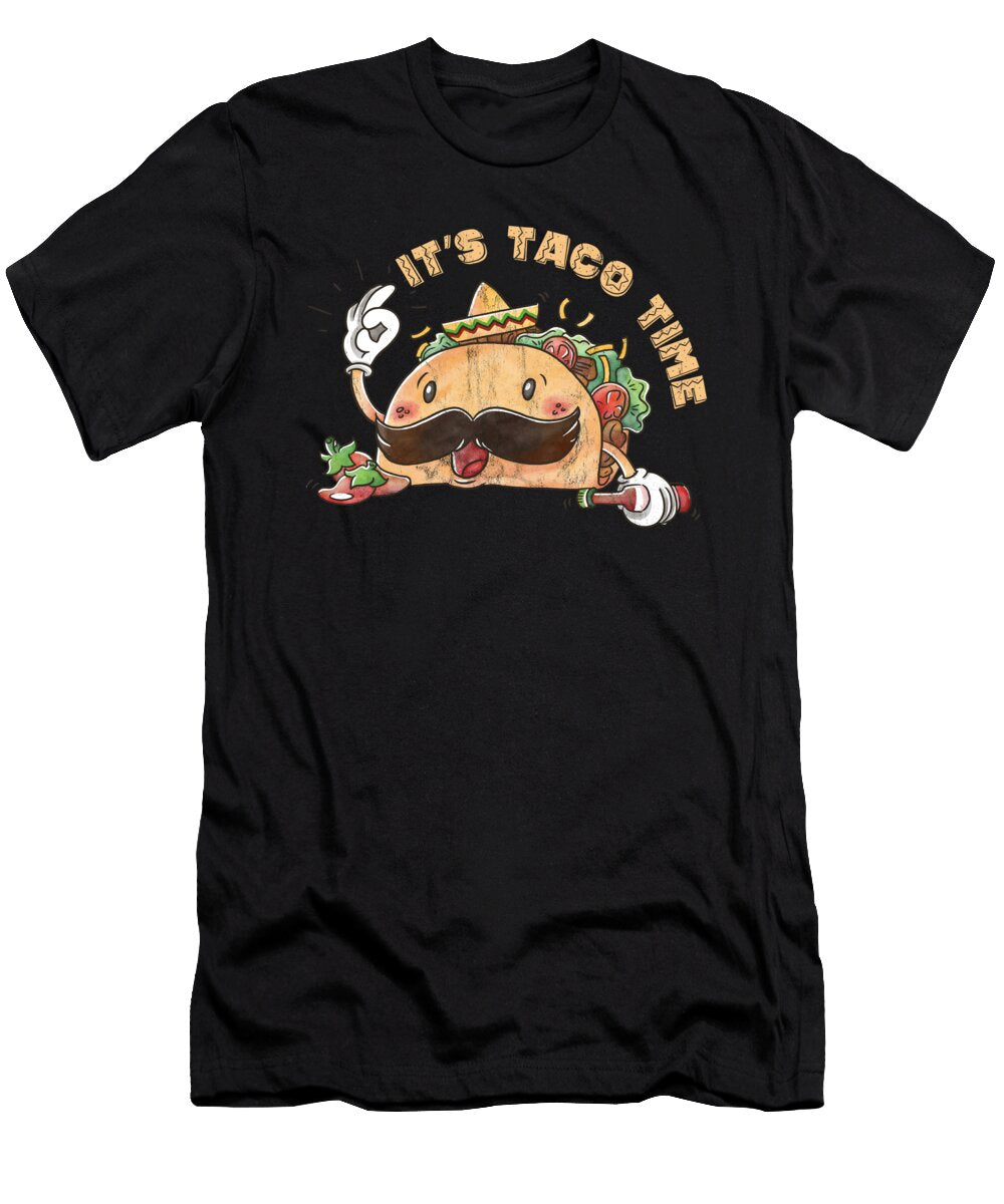 Its Taco Time Noirty Designs T-Shirt