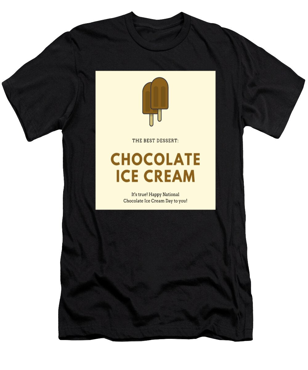 Its True Happy National Chocolate Ice Cream Tinh Tran Le Thanh T-Shirt