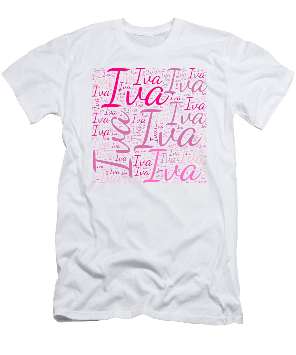 Iva Names Without Frontiers Vidddie Publyshd T-Shirt