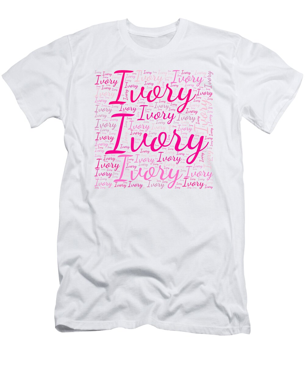 Ivory Names Without Frontiers Vidddie Publyshd T-Shirt