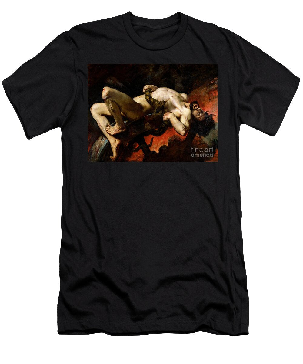 Ixion Thrown Into Hades Jules Elie Delaunay T-Shirt