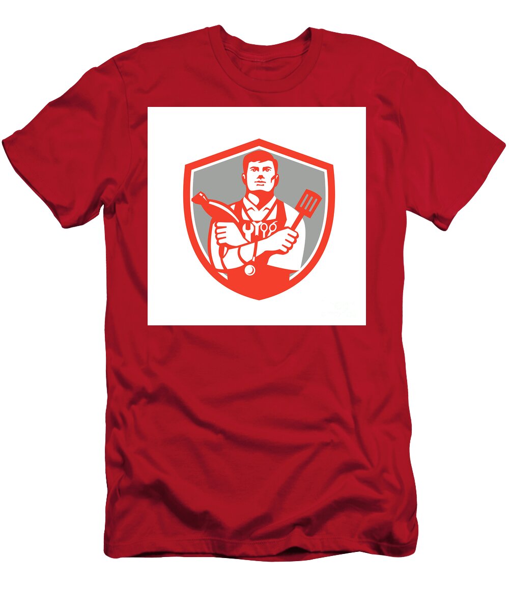 Jack of All Trades Crest Retro Aloysius Patrimonio T-Shirt