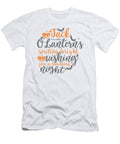 Jack Olanterns Smiling Bright Wishing You a Haunting Night Jacob Zelazny T-Shirt