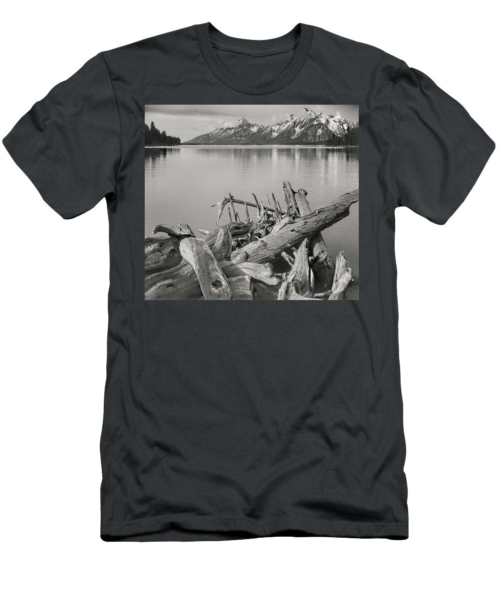 Jackson Lake Grand Tetons Ansel Adams T-Shirt