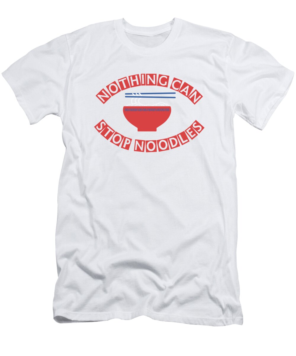 James May Nothing Can Stop Noodles Japaneseour Max White T-Shirt