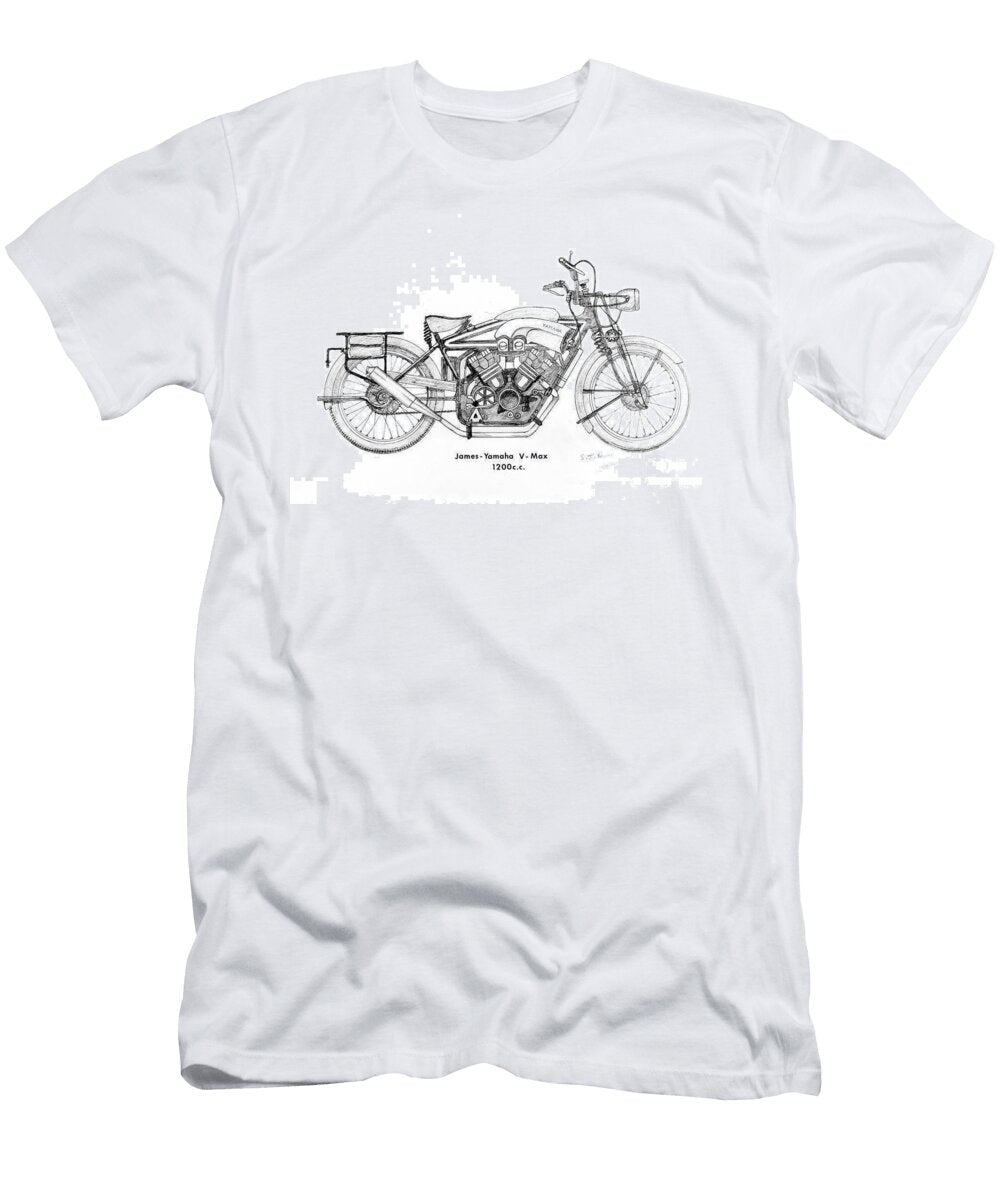 James Yamaha Vmax Stephen Brooks T-Shirt