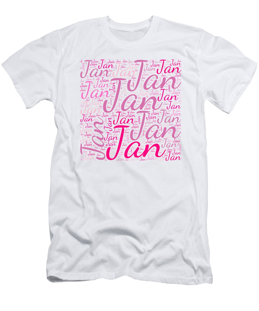 Jan Names Without Frontiers Vidddie Publyshd T-Shirt