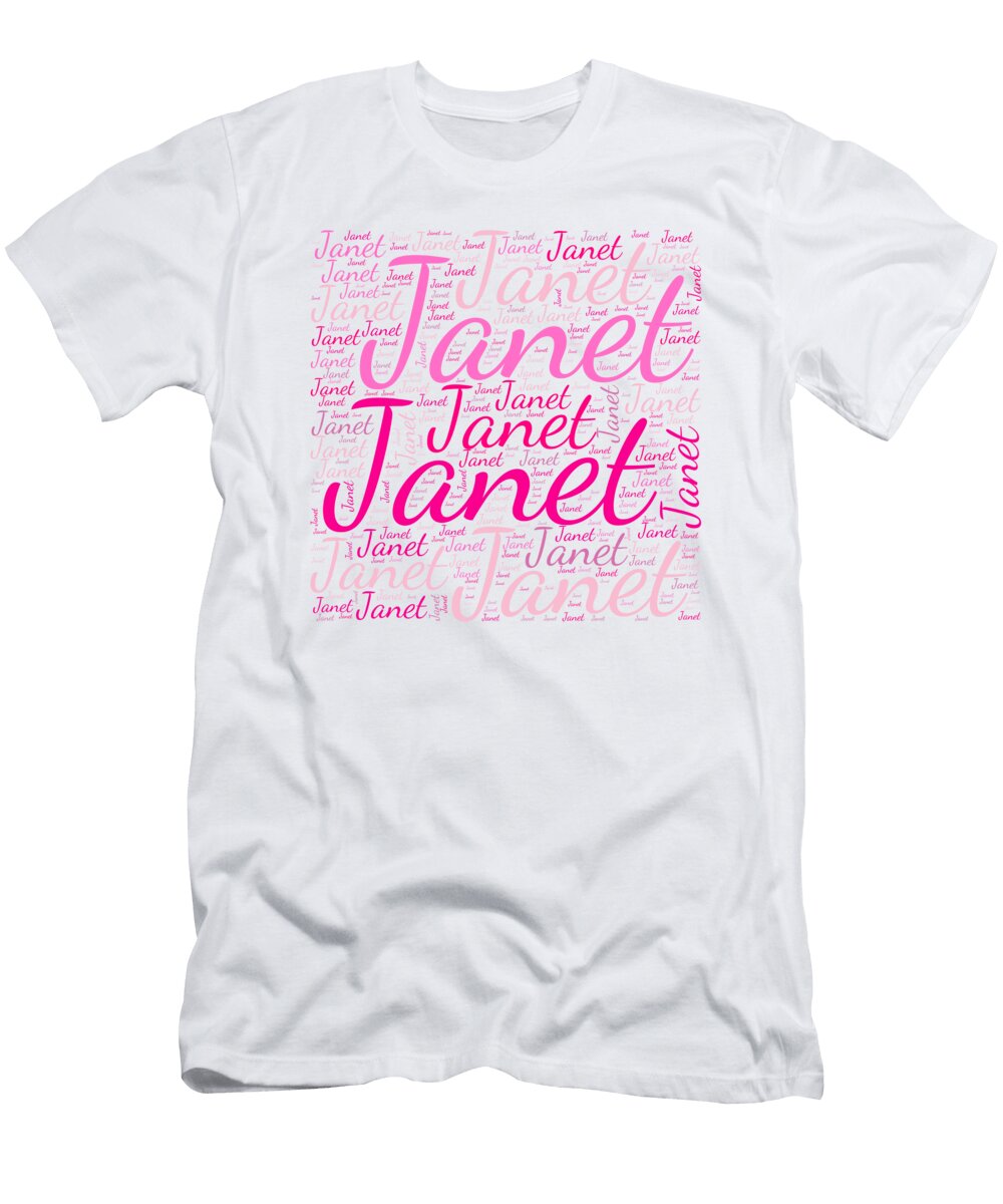Janet Names Without Frontiers Vidddie Publyshd T-Shirt