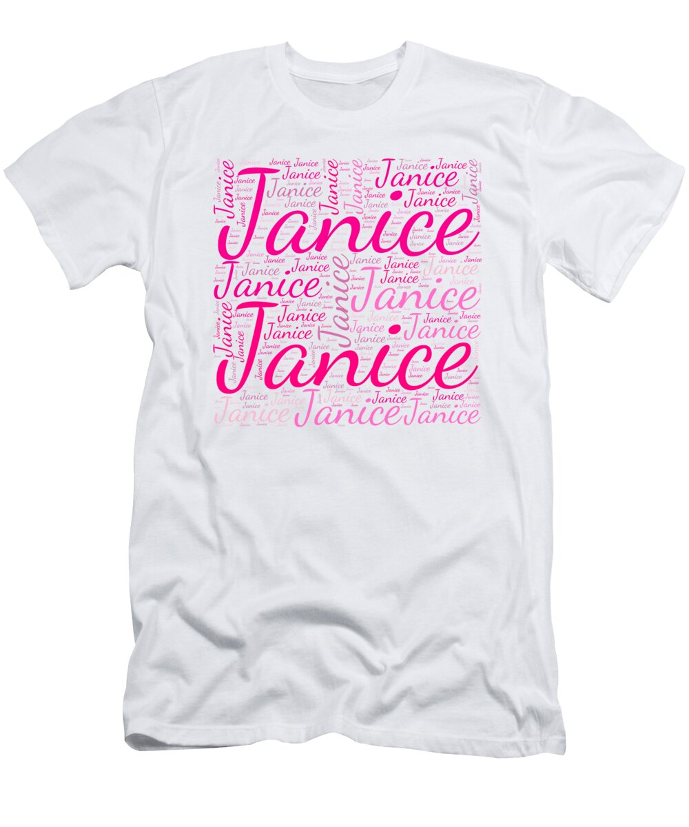 Janice Names Without Frontiers Vidddie Publyshd T-Shirt