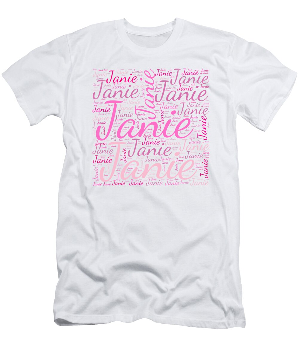 Janie Names Without Frontiers Vidddie Publyshd T-Shirt