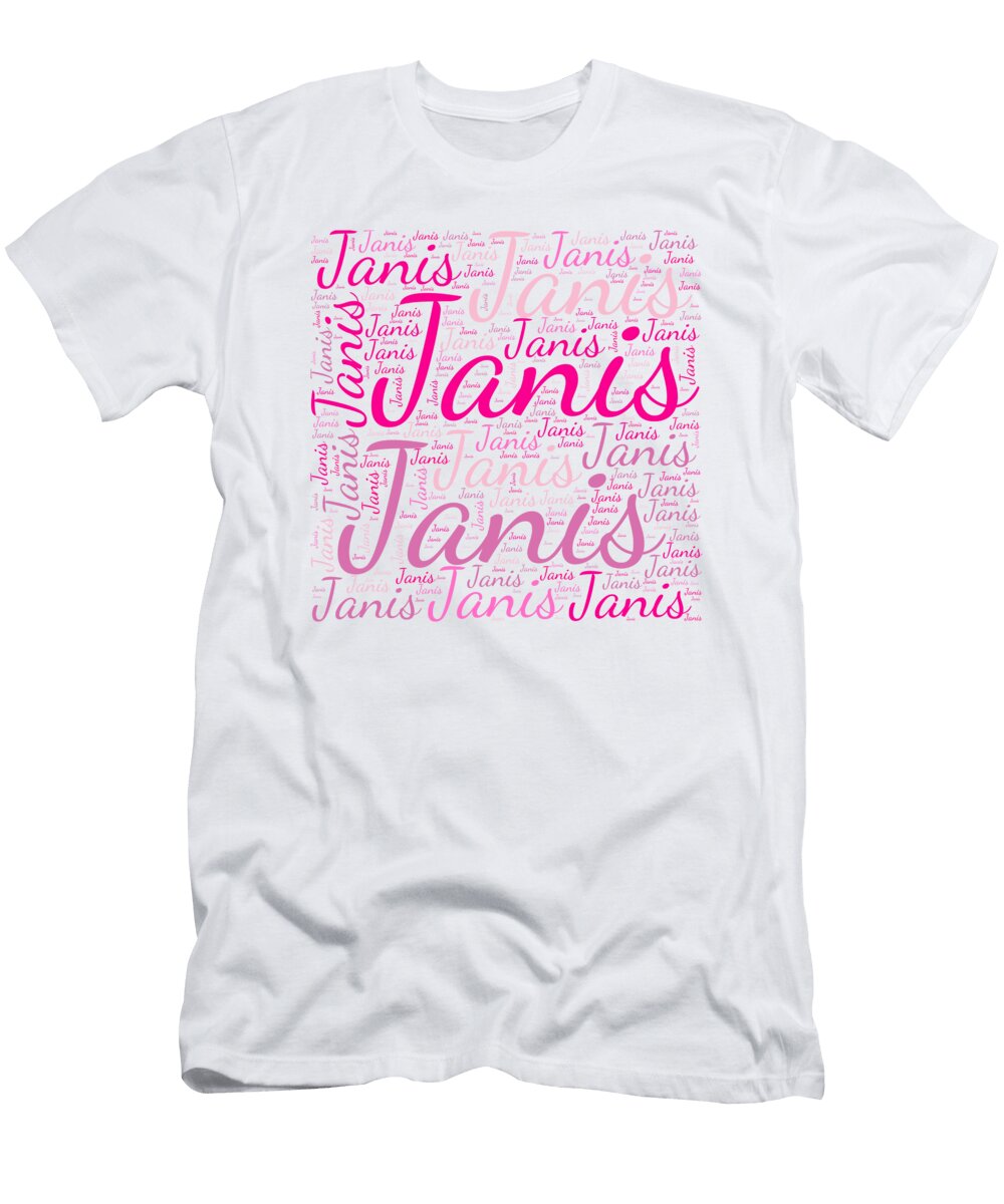 Janis Names Without Frontiers Vidddie Publyshd T-Shirt