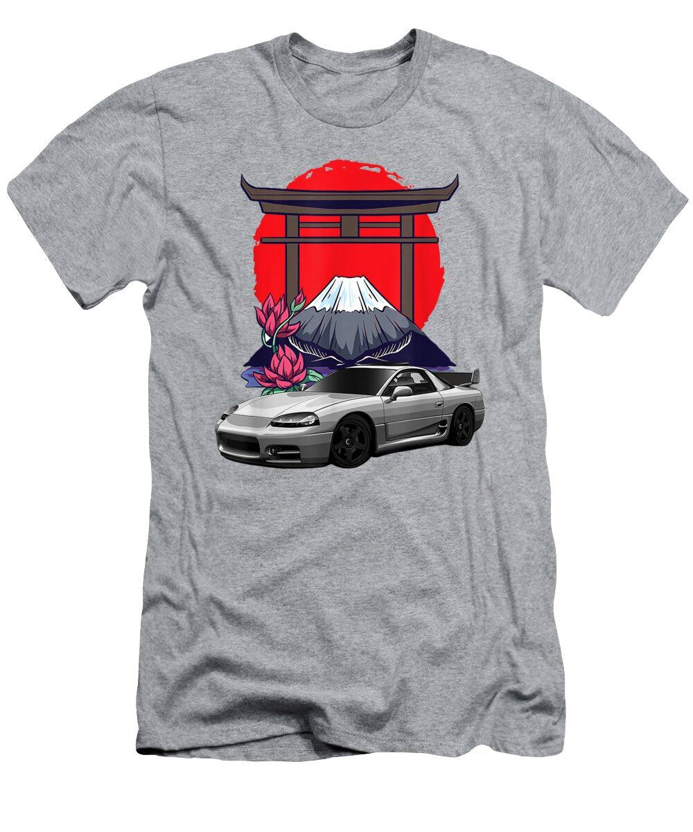 Jdm 3000gt Car Tuning Japan Japan Shinto Drift Thomaw Whitn T-Shirt