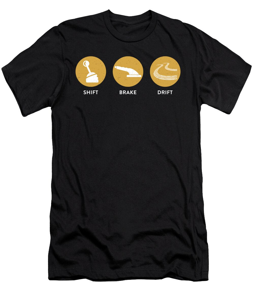 Jdm Drifting Car Drift Extreme Japanese Racing Sport Noirty Designs T-Shirt