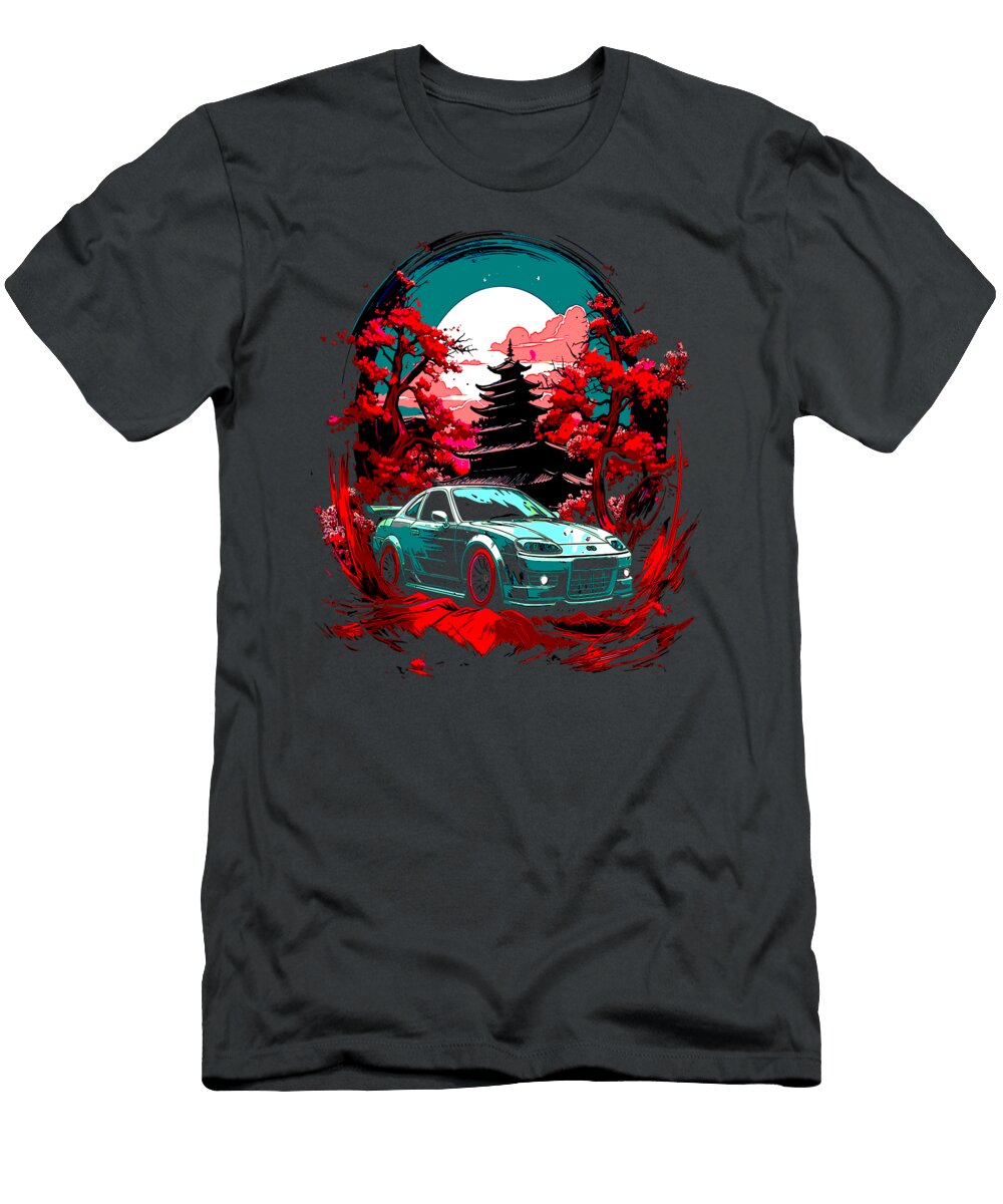 Jdm Legend Japan Street Racing Drag Drift Tuning Car Tarka Callio T-Shirt
