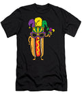 Jester Hotdog Mardi Gras Mask New Orleans Food Lover Thepassionshop T-Shirt