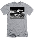 Jet Fighter Ascending Above Clouds Jeff Stallard T-Shirt