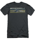 Jet Plane Landing on Runway with Tires Smoking David Oppenheimer T-Shirt