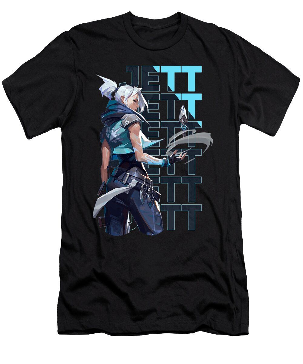 Jett Valorant Uma Fara T-Shirt