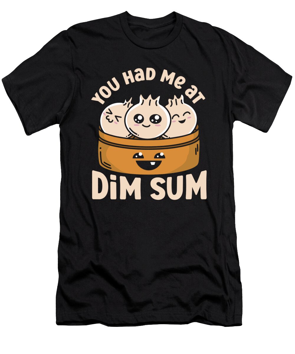 Jiaozi Bamboo Steamer Dim Sum Chef Dim Sum Lovers Alessandra Roth T-Shirt