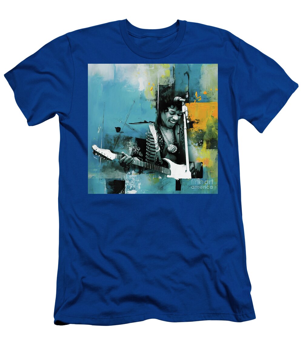 Jimi Hendrix Sonic Vibrance Gull G T-Shirt