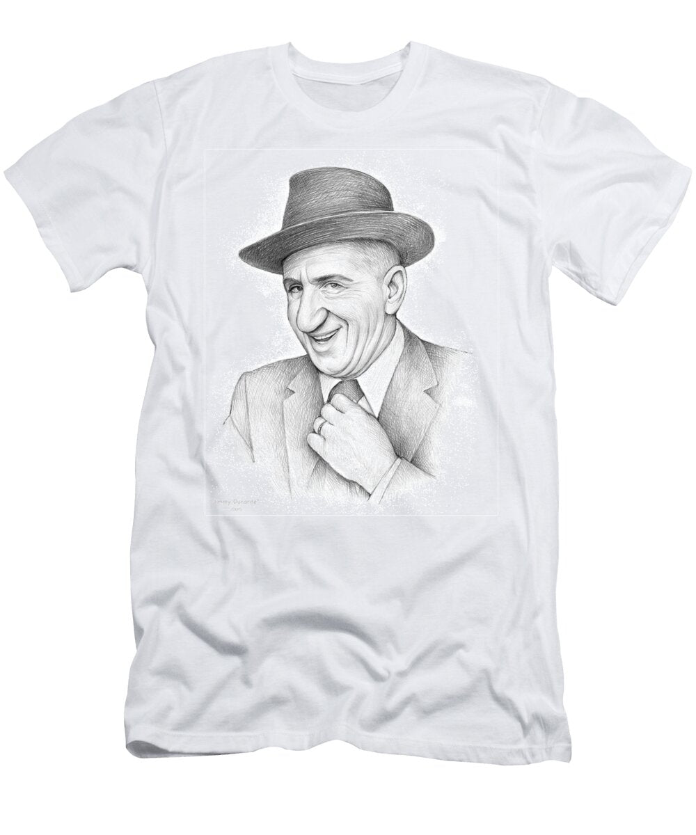 Jimmy Durante Sketch 24jan26 Greg Joens T-Shirt