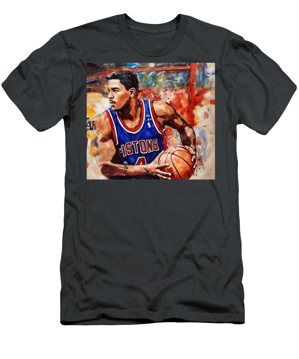 Joe Dumars Forgotten Star Bad Boys John Farr T-Shirt