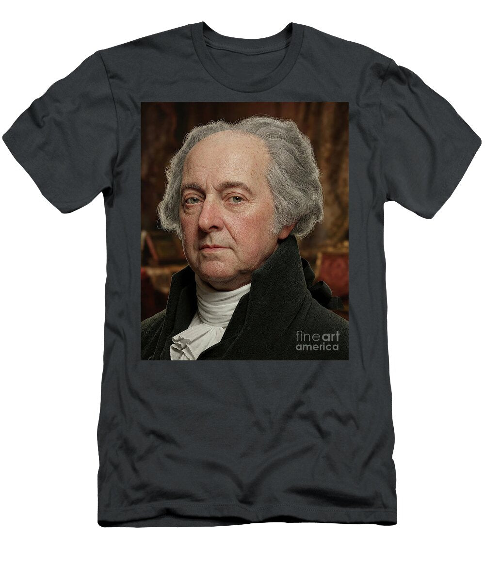 John Adams the Colossus of Independence Founding Father Portr Gianpiero Lauretta T-Shirt