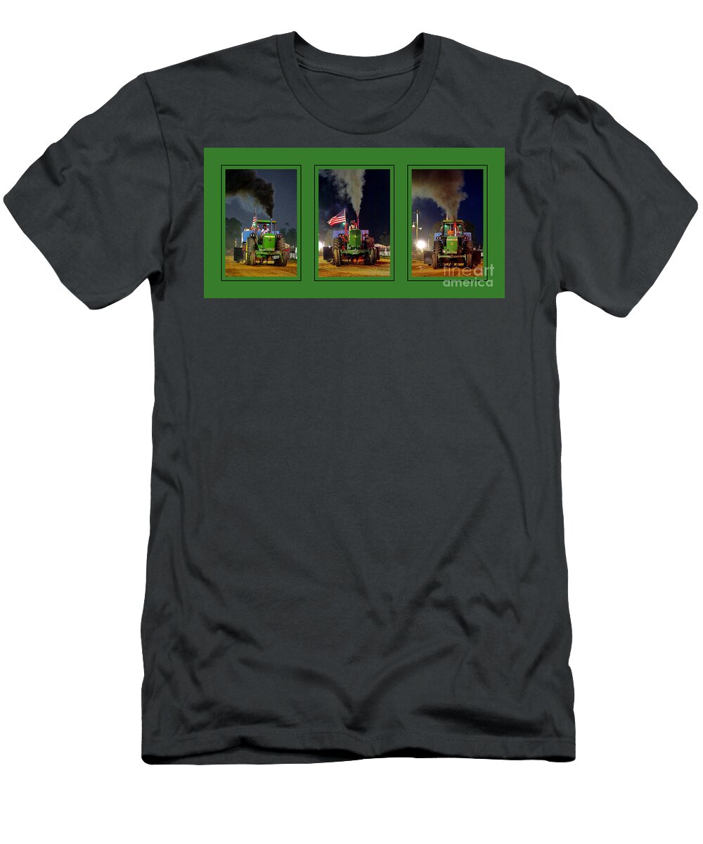 John Deere Tractor Pull Poster Olivier Le Queinec T-Shirt