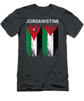 Jordanian and Palestinian Flag Jordan and Palestine Unity Mario Sienna T-Shirt