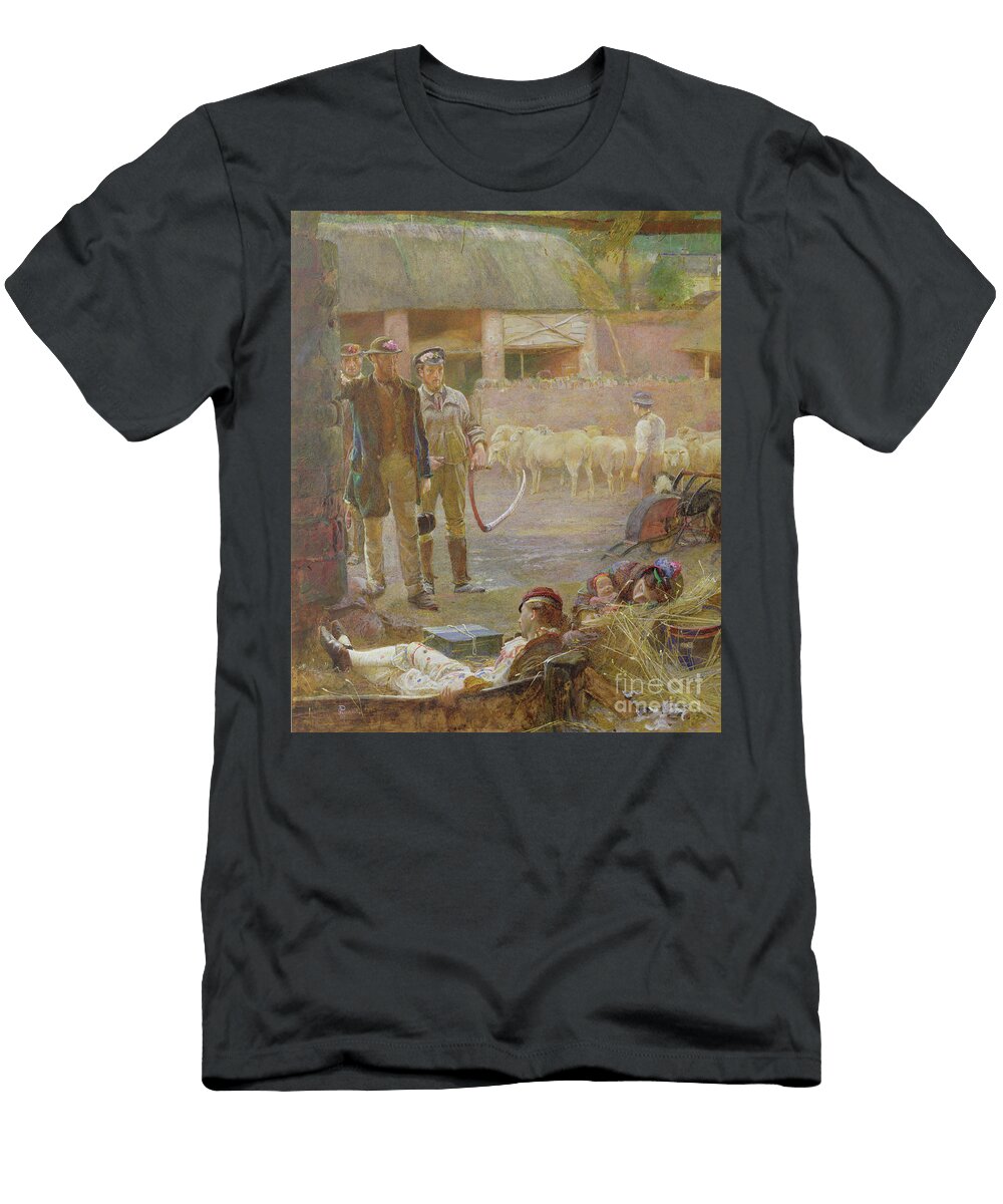 Journeys End or the Strolling Players George John Pinwell T-Shirt